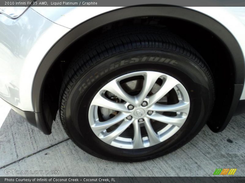 Liquid Platinum / Graphite 2010 Infiniti FX 35 AWD