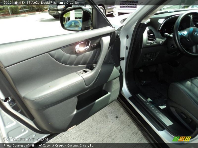 Liquid Platinum / Graphite 2010 Infiniti FX 35 AWD