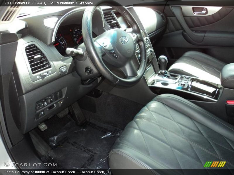Liquid Platinum / Graphite 2010 Infiniti FX 35 AWD