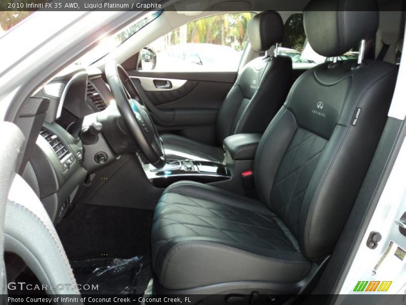 Liquid Platinum / Graphite 2010 Infiniti FX 35 AWD