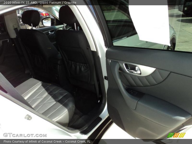 Liquid Platinum / Graphite 2010 Infiniti FX 35 AWD