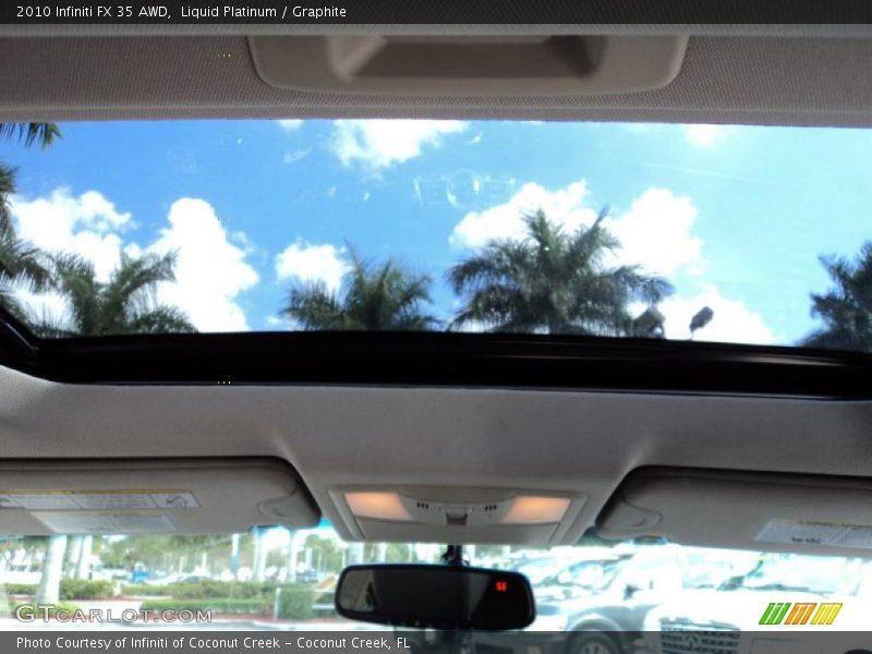 Liquid Platinum / Graphite 2010 Infiniti FX 35 AWD