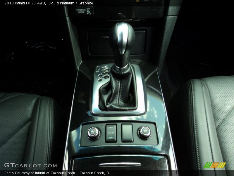 Liquid Platinum / Graphite 2010 Infiniti FX 35 AWD