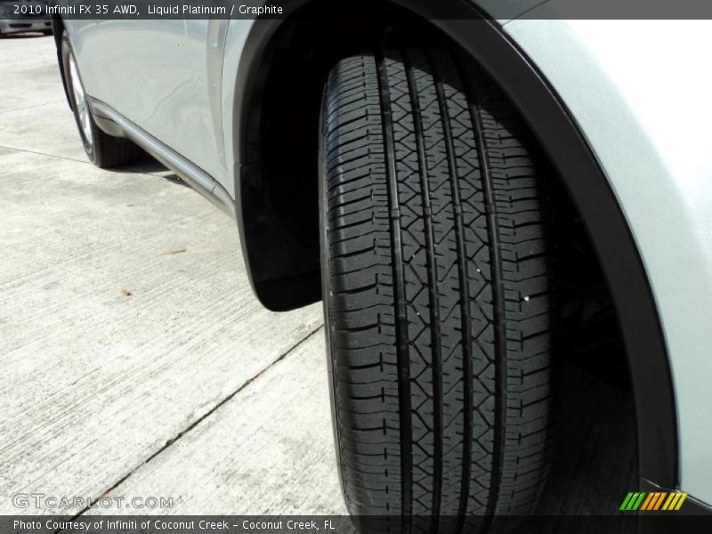 Liquid Platinum / Graphite 2010 Infiniti FX 35 AWD