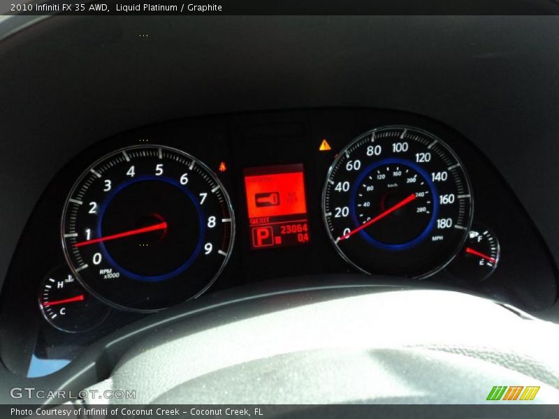 Liquid Platinum / Graphite 2010 Infiniti FX 35 AWD