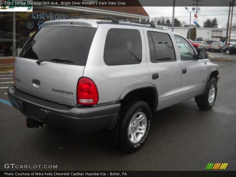 Bright Silver Metallic / Dark Slate Gray 2002 Dodge Durango SXT 4x4