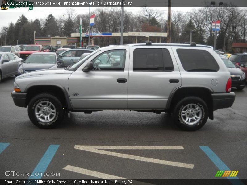 Bright Silver Metallic / Dark Slate Gray 2002 Dodge Durango SXT 4x4