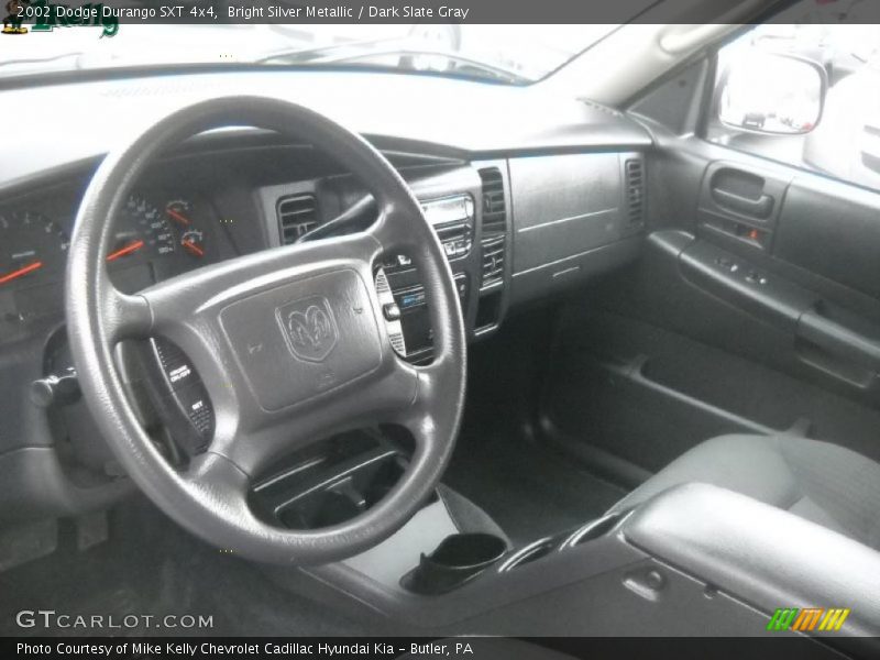 Bright Silver Metallic / Dark Slate Gray 2002 Dodge Durango SXT 4x4