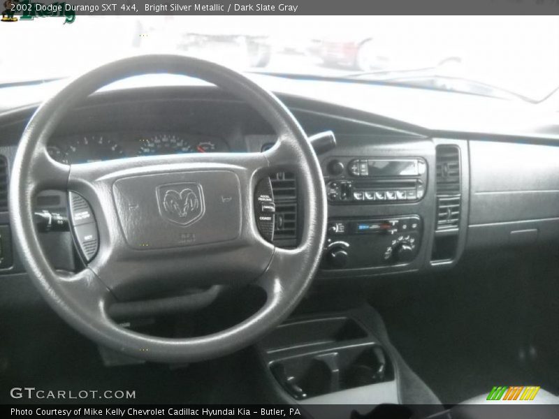 Bright Silver Metallic / Dark Slate Gray 2002 Dodge Durango SXT 4x4