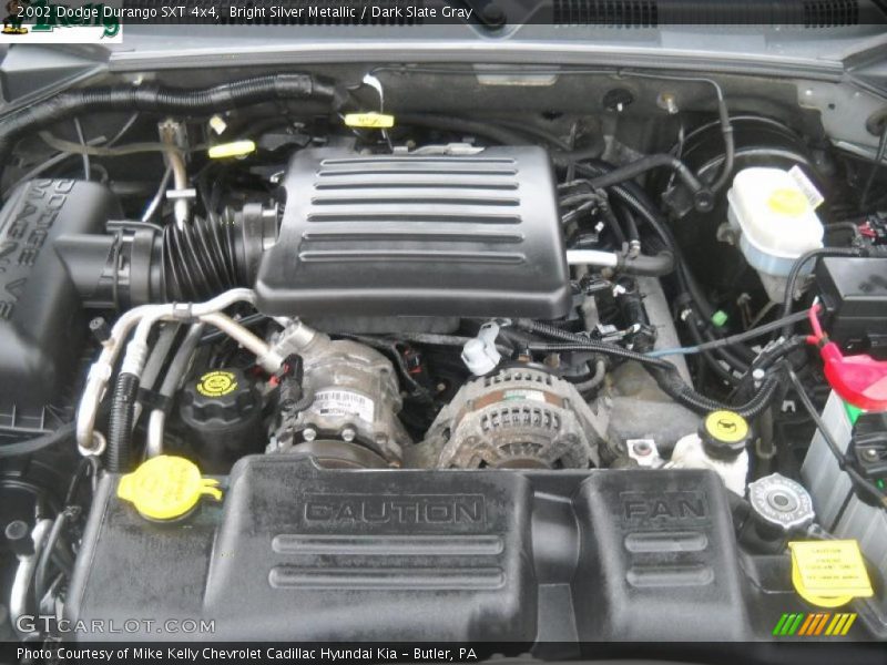 Bright Silver Metallic / Dark Slate Gray 2002 Dodge Durango SXT 4x4