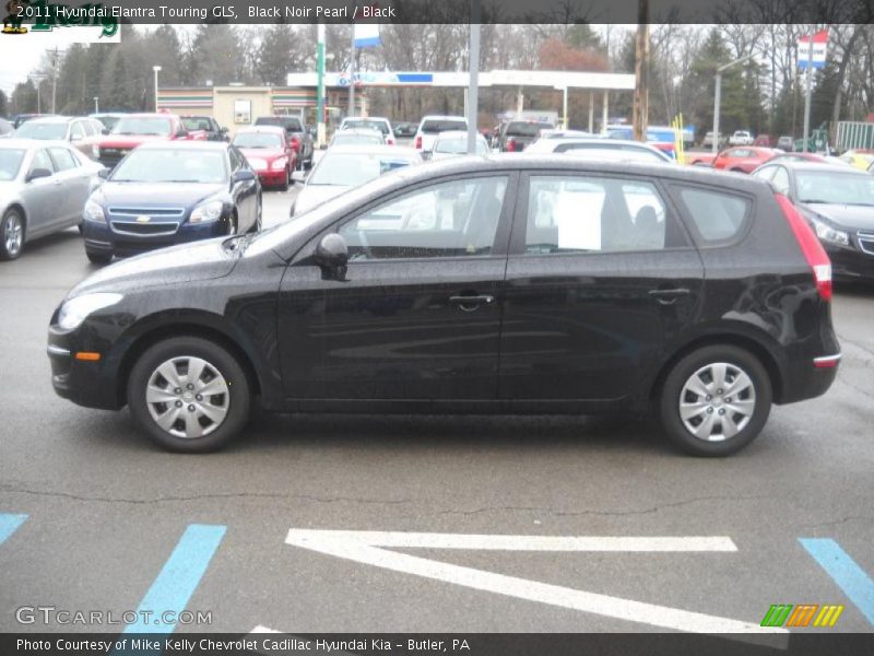Black Noir Pearl / Black 2011 Hyundai Elantra Touring GLS