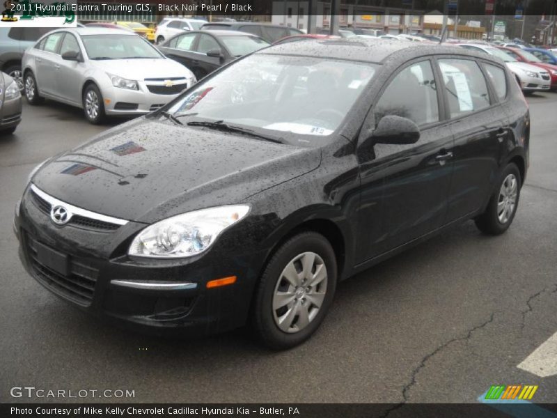 Black Noir Pearl / Black 2011 Hyundai Elantra Touring GLS