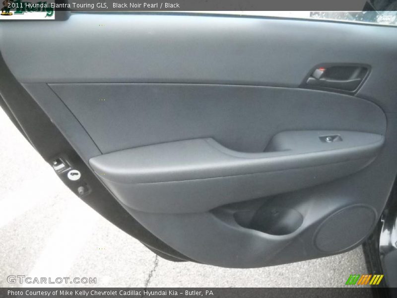 Black Noir Pearl / Black 2011 Hyundai Elantra Touring GLS