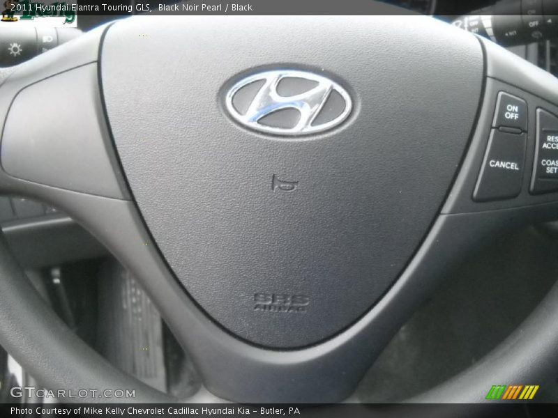 Black Noir Pearl / Black 2011 Hyundai Elantra Touring GLS