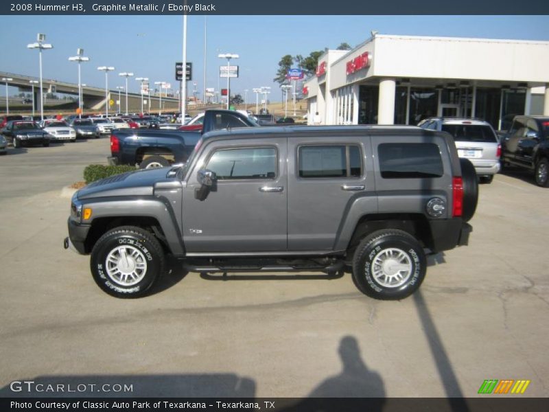 Graphite Metallic / Ebony Black 2008 Hummer H3