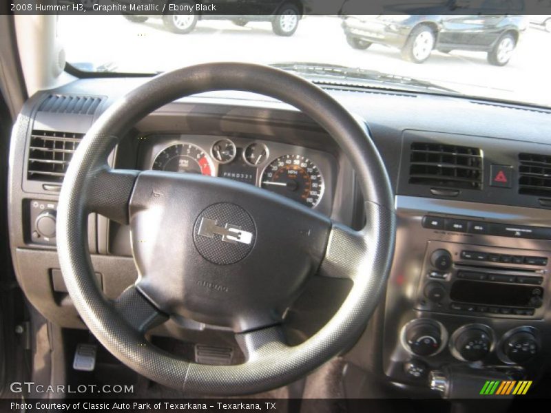 Graphite Metallic / Ebony Black 2008 Hummer H3