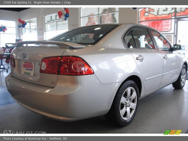 Bright Silver Metallic / Gray 2008 Kia Optima LX