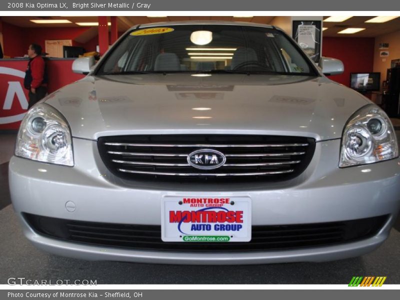 Bright Silver Metallic / Gray 2008 Kia Optima LX