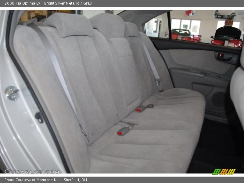 Bright Silver Metallic / Gray 2008 Kia Optima LX