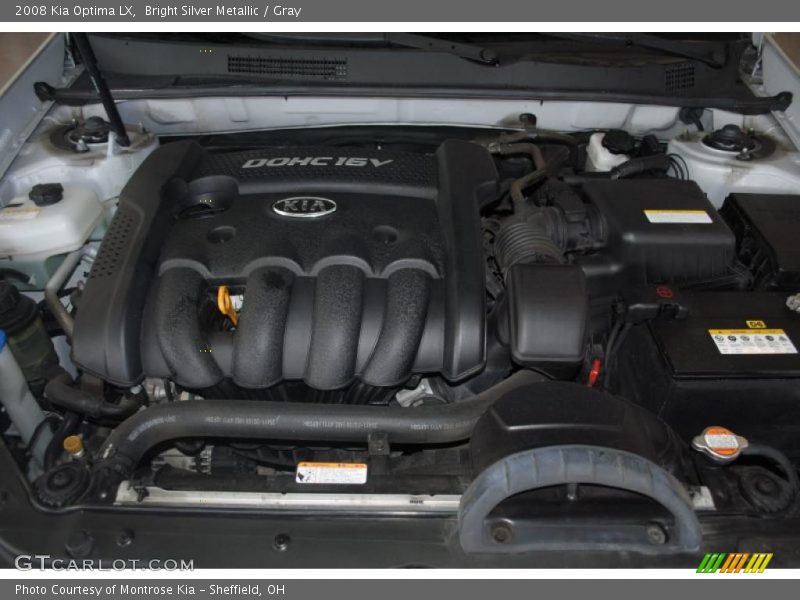 Bright Silver Metallic / Gray 2008 Kia Optima LX