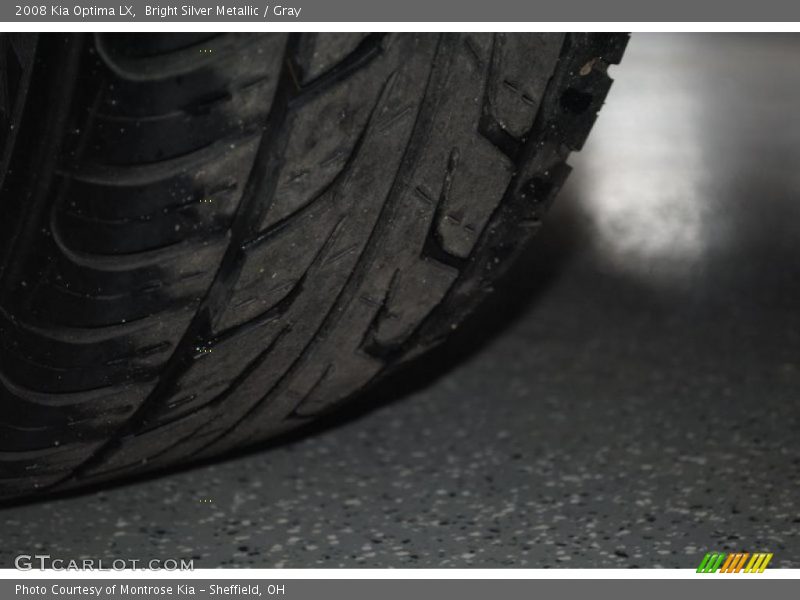 Bright Silver Metallic / Gray 2008 Kia Optima LX