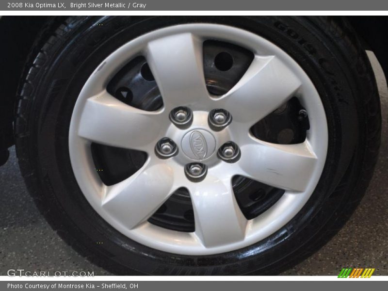 Bright Silver Metallic / Gray 2008 Kia Optima LX