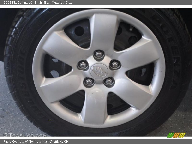 Bright Silver Metallic / Gray 2008 Kia Optima LX