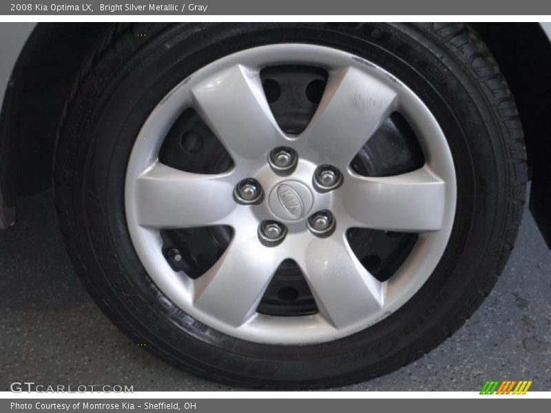 Bright Silver Metallic / Gray 2008 Kia Optima LX