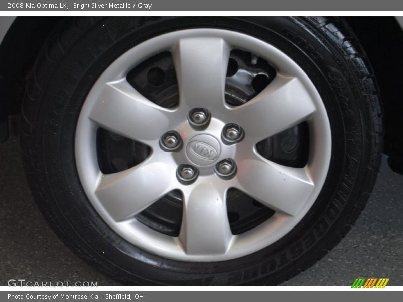 Bright Silver Metallic / Gray 2008 Kia Optima LX