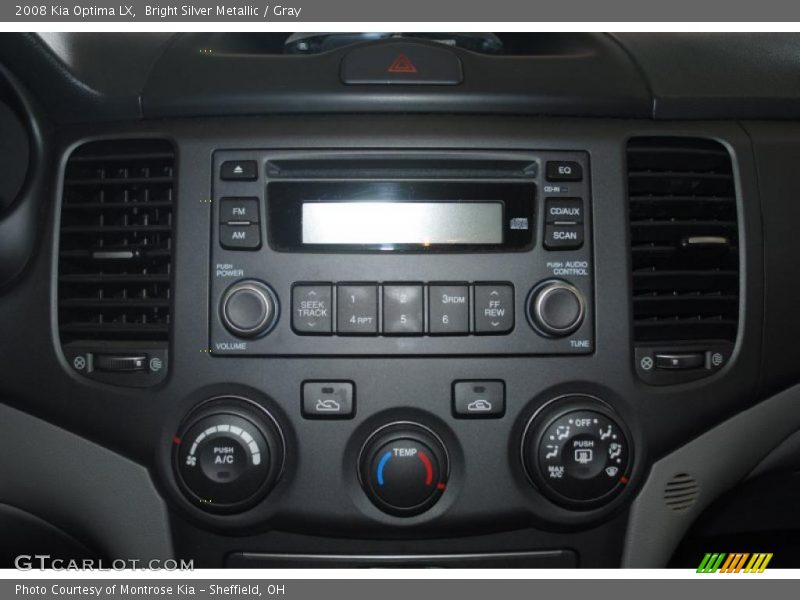 Bright Silver Metallic / Gray 2008 Kia Optima LX
