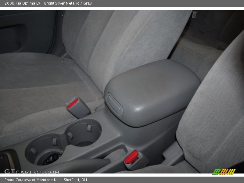 Bright Silver Metallic / Gray 2008 Kia Optima LX