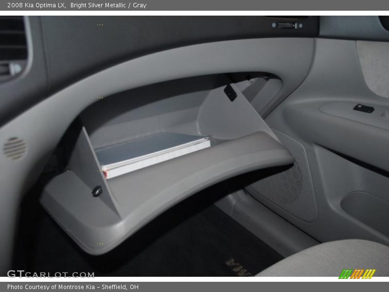 Bright Silver Metallic / Gray 2008 Kia Optima LX