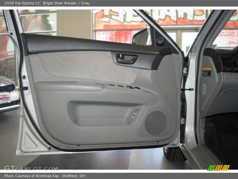 Bright Silver Metallic / Gray 2008 Kia Optima LX