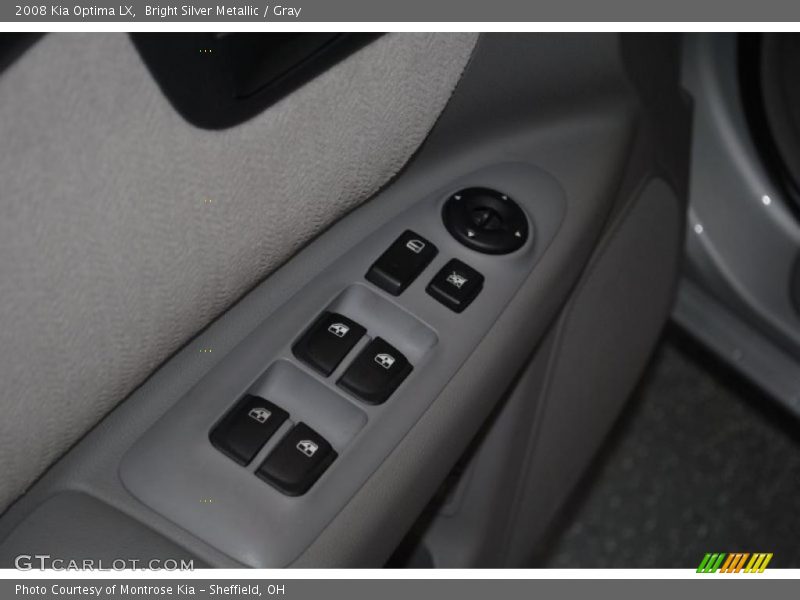 Bright Silver Metallic / Gray 2008 Kia Optima LX