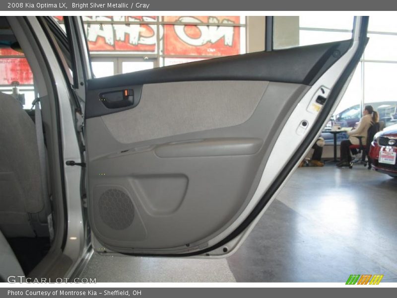 Bright Silver Metallic / Gray 2008 Kia Optima LX