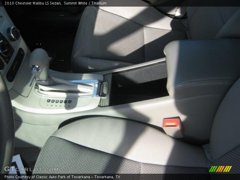 Summit White / Titanium 2010 Chevrolet Malibu LS Sedan