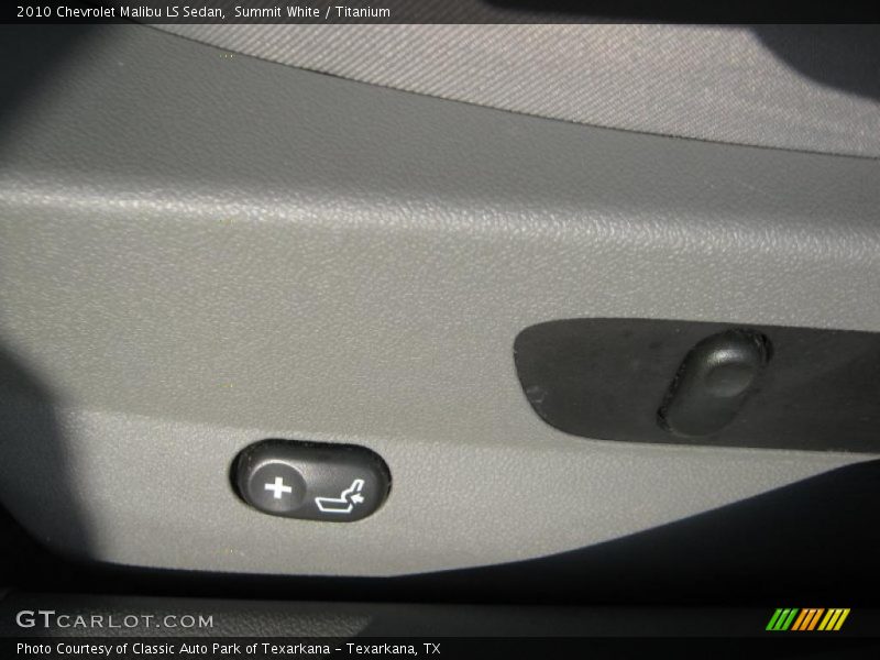 Summit White / Titanium 2010 Chevrolet Malibu LS Sedan