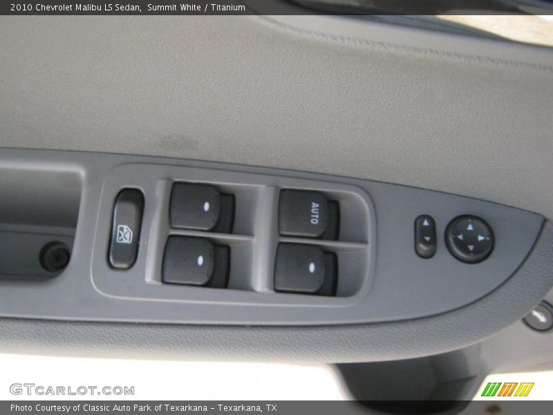 Summit White / Titanium 2010 Chevrolet Malibu LS Sedan