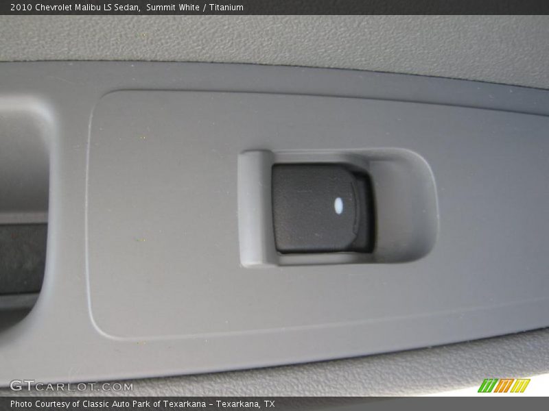 Summit White / Titanium 2010 Chevrolet Malibu LS Sedan