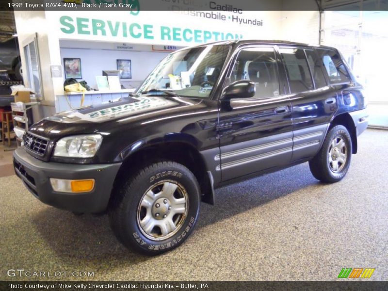 Black / Dark Gray 1998 Toyota RAV4 4WD