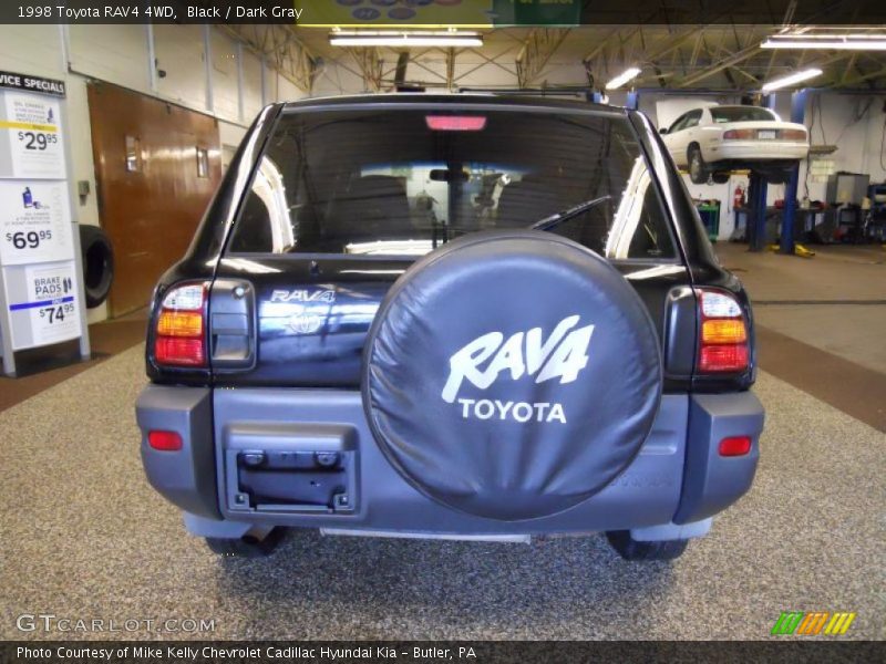 Black / Dark Gray 1998 Toyota RAV4 4WD