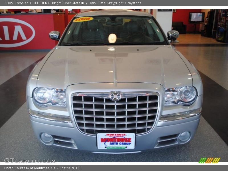 Bright Silver Metallic / Dark Slate Gray/Light Graystone 2005 Chrysler 300 C HEMI