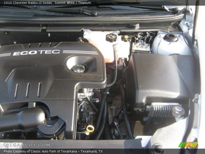 Summit White / Titanium 2010 Chevrolet Malibu LS Sedan