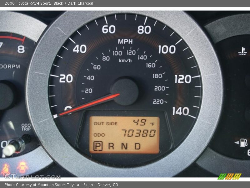 Black / Dark Charcoal 2006 Toyota RAV4 Sport