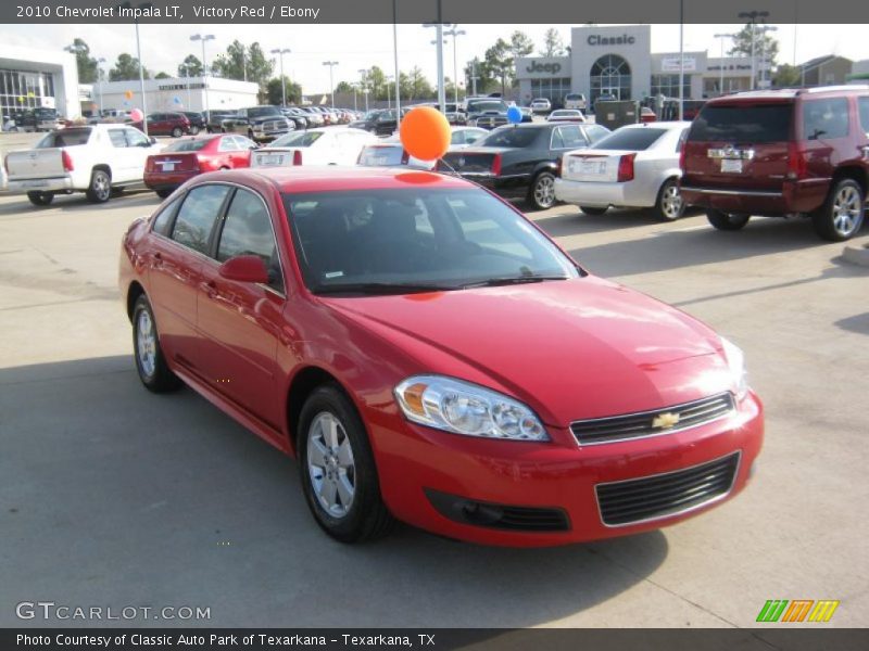 Victory Red / Ebony 2010 Chevrolet Impala LT
