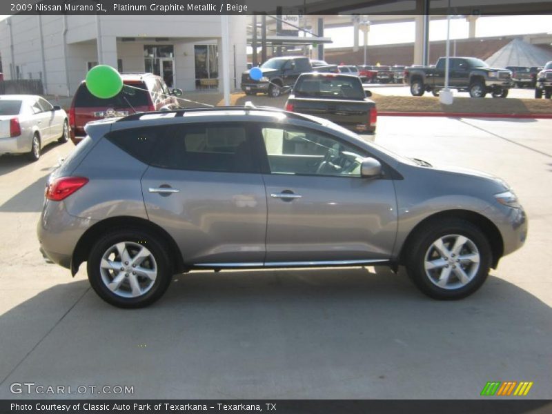 Platinum Graphite Metallic / Beige 2009 Nissan Murano SL