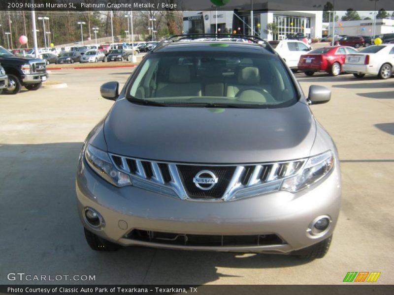 Platinum Graphite Metallic / Beige 2009 Nissan Murano SL
