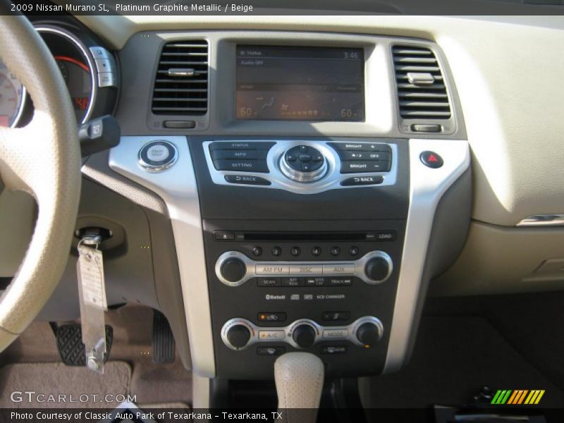 Platinum Graphite Metallic / Beige 2009 Nissan Murano SL