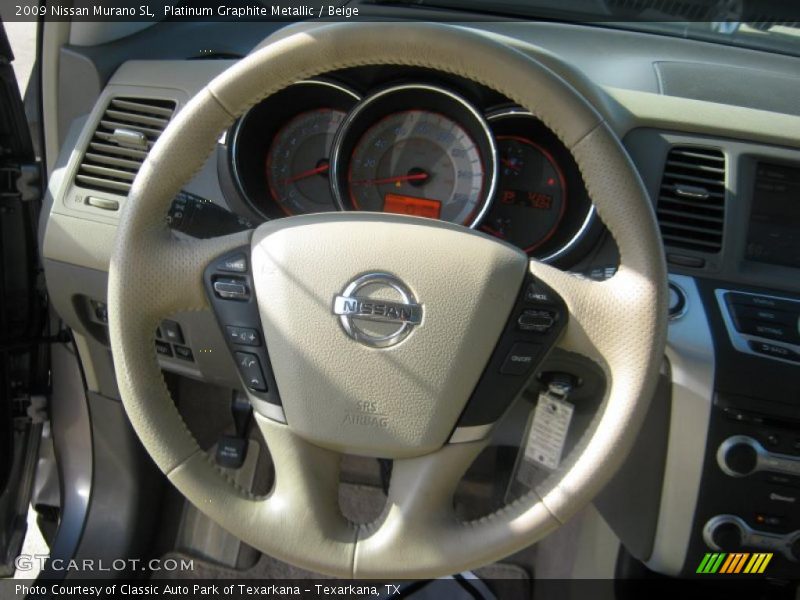 Platinum Graphite Metallic / Beige 2009 Nissan Murano SL