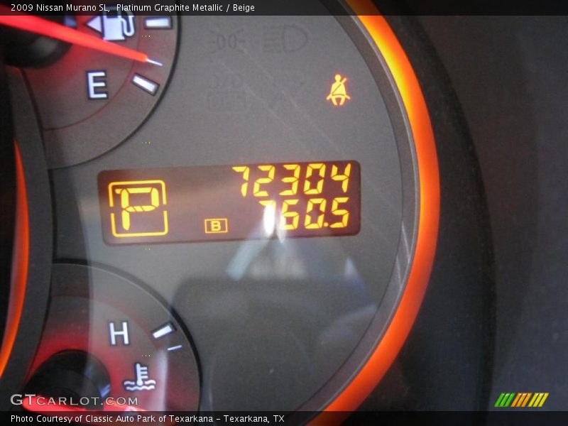 Platinum Graphite Metallic / Beige 2009 Nissan Murano SL